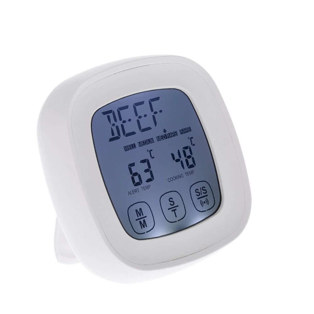 Digital Touch Screen Backlight Meat Cooking Thermometer With