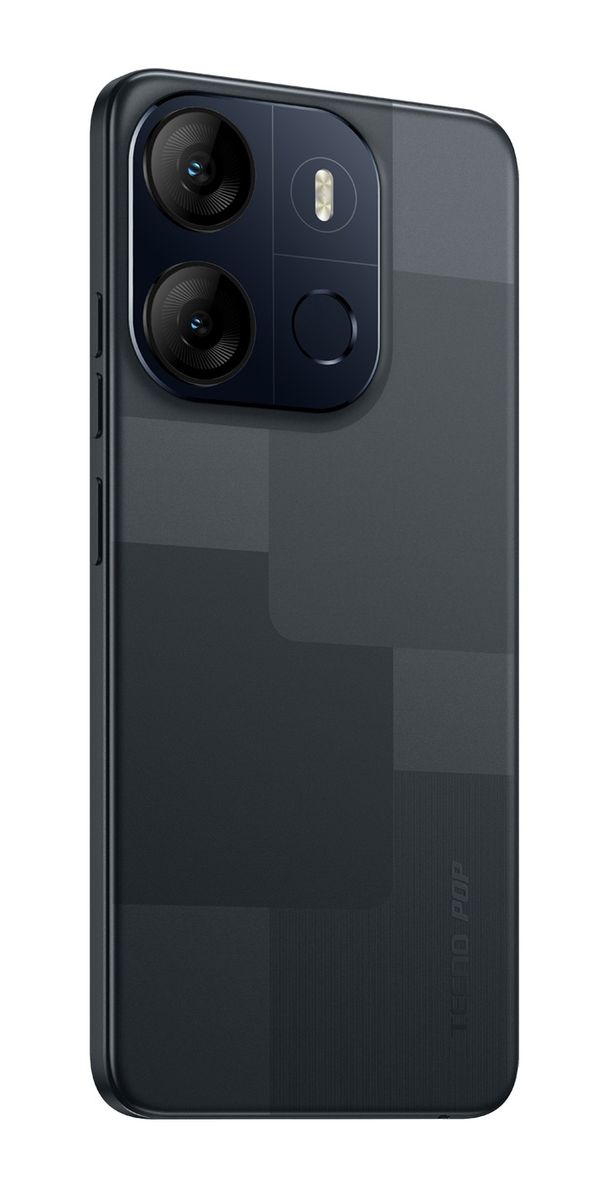 POP 7 (BF6) 6.6" HD+, 64GB ROM + 2GB RAM(Up To 4GB), 5000mAh, 4G LTE, 8MP + 5MP Camera, Android 12, Fingerprint - Black