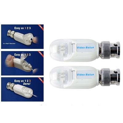 2 PCS 206A UTP Network Video Balun