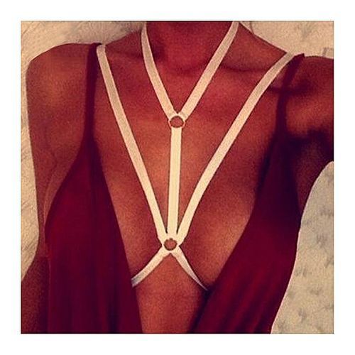 Women Fashion Sexy Halter Hollow Out Adjustable Spaghetti Strap Crop Top Unlined Bandage Bra Underwear Cami Top ( Black )