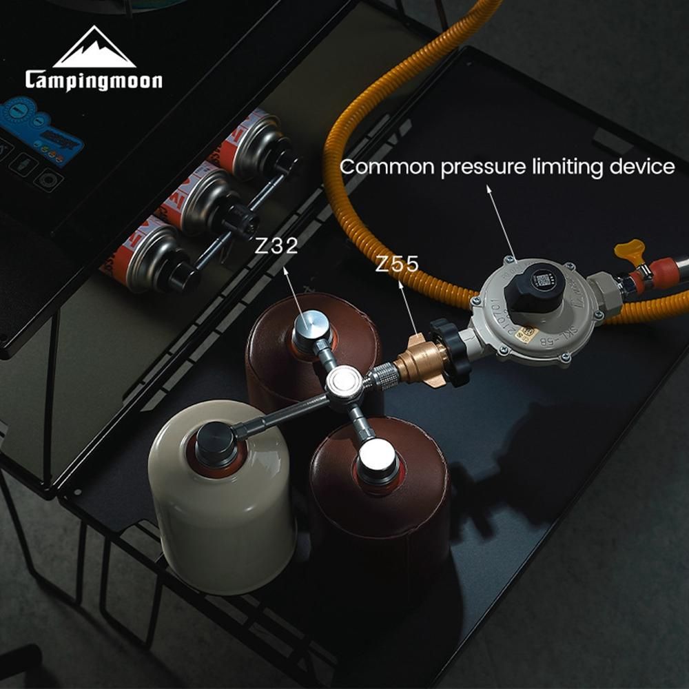Campingmoon Japanese-Style Gas Adapter Alpine Gas Interface