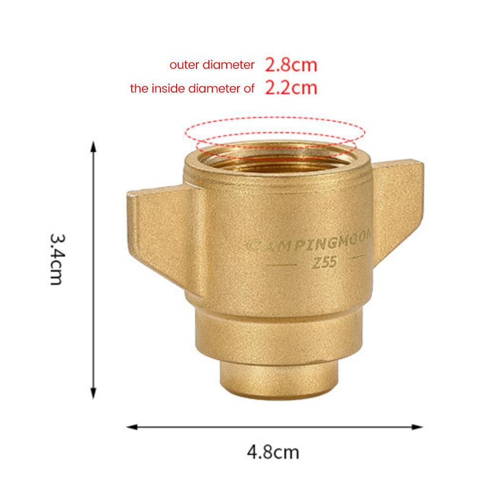 Campingmoon Japanese-Style Gas Adapter Alpine Gas Interface