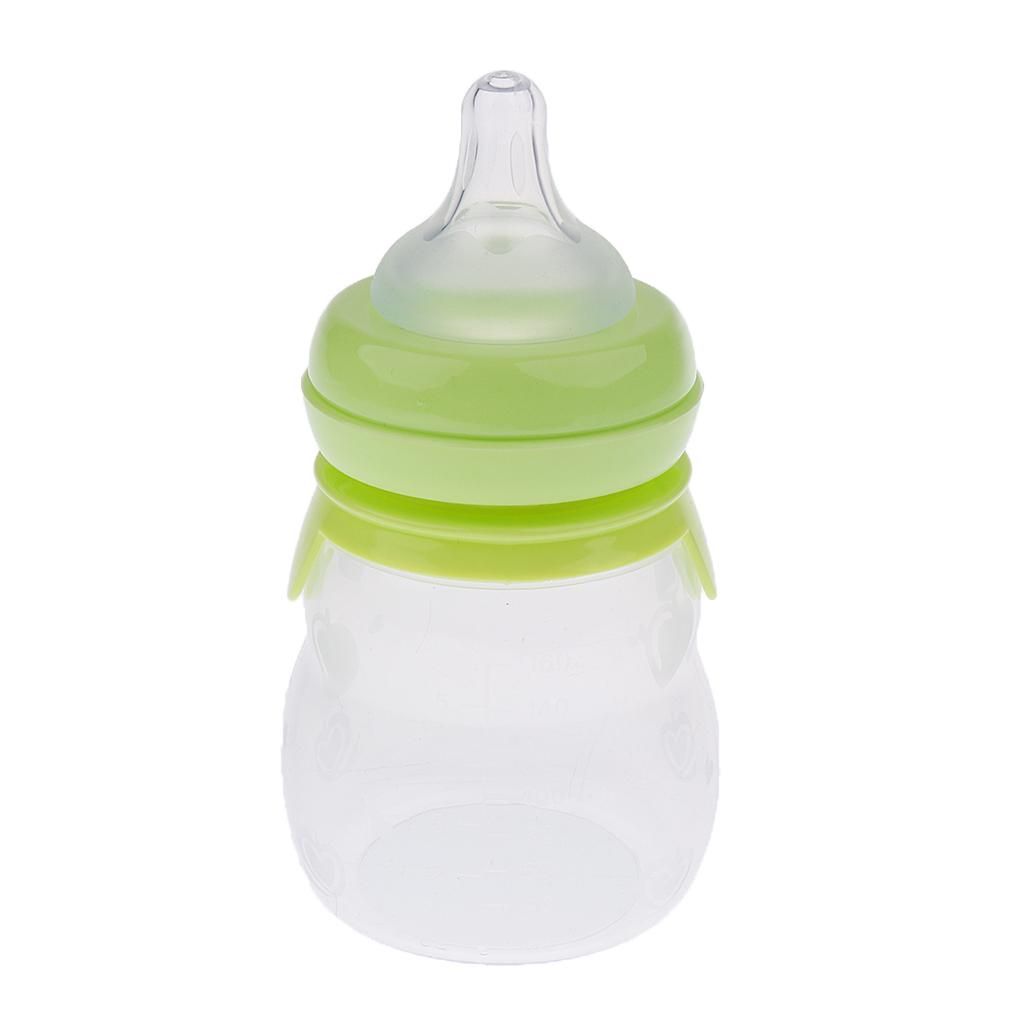 BFA  Baby Toddler Food Dispensing Feeding Spoon Silicone Feeding Green