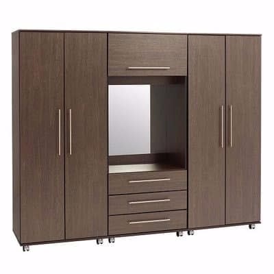 J Best Venture   Dewey 4 Door Wardrobe And 3 Drawers