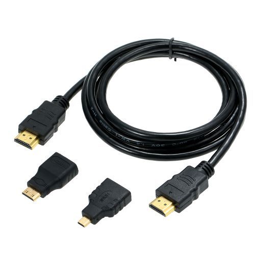 3 In 1 HD Cable Cord HD Male To Male Wire Line + Micro HD