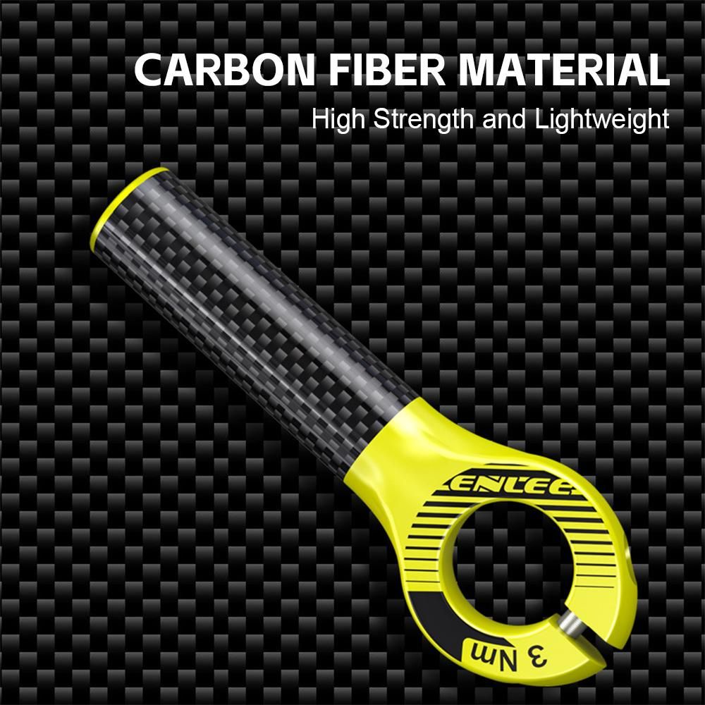 Carbon Fiber Bicycle Handlebar Ends Mountain Bike Handlebar Grip Bike Vice Handlebar