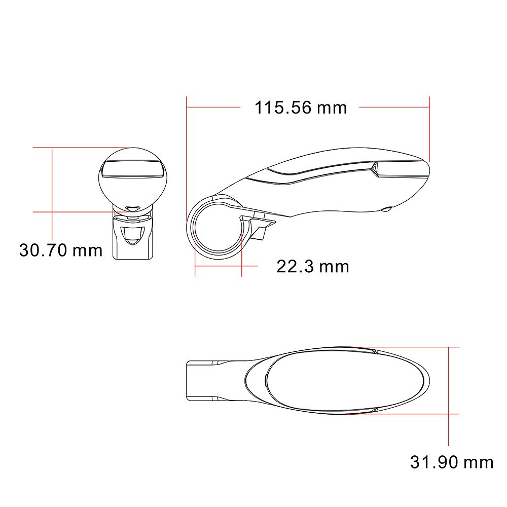 Bike Handlebar End Grips 2pcs Bicycle Bar Ends Handle Grips