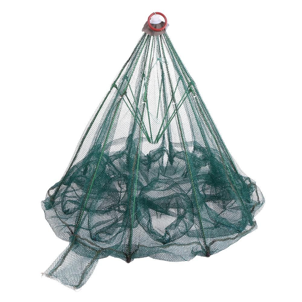 4/6/8/10 Hole Automatic Fishing Trap Portable Folding Fishing Net Fish Shrimp Minnow Crab Mesh Trap Cage