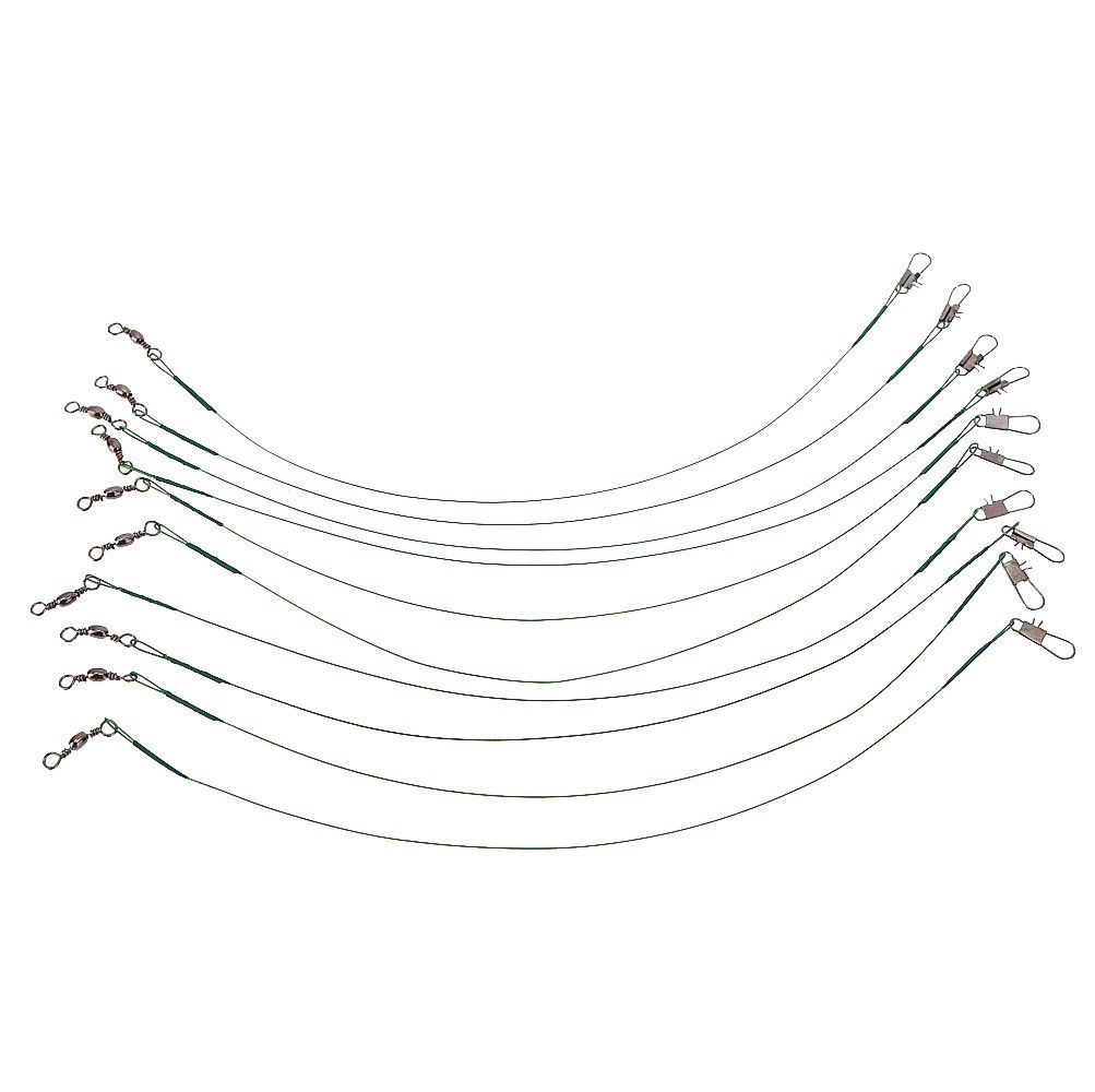 10Pcs Fishing Wire Leaders Fishing Accessory