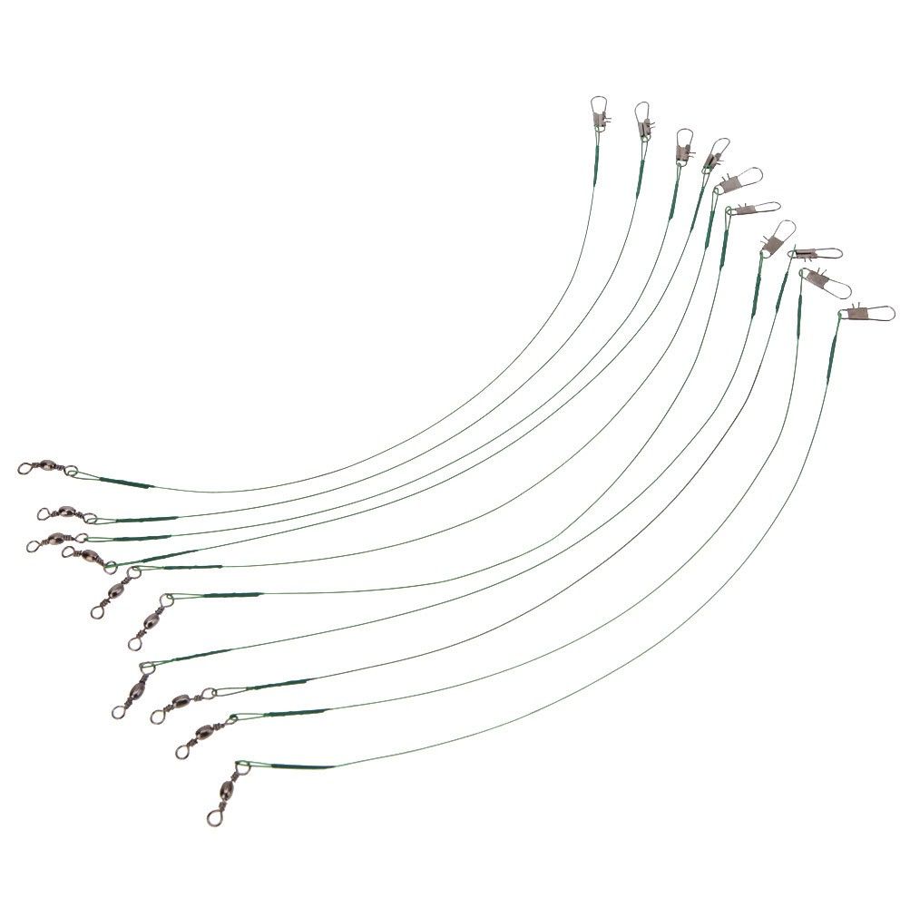 10Pcs Fishing Wire Leaders Fishing Accessory