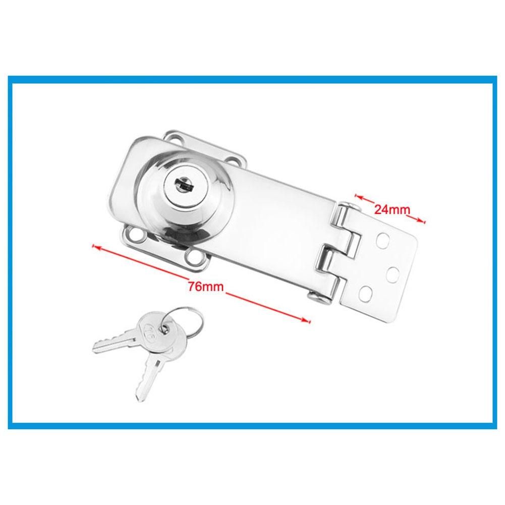 Marine Boat Stainless Steel Locking Hasp Safety Lock Hatch Cabinet Door Cabin Deck Locker Hatch Latch Yacht Accessories