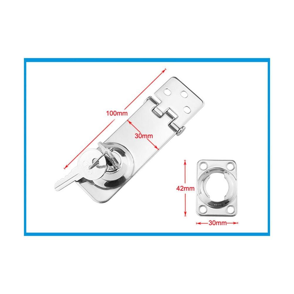 Marine Boat Stainless Steel Locking Hasp Safety Lock Hatch Cabinet Door Cabin Deck Locker Hatch Latch Yacht Accessories