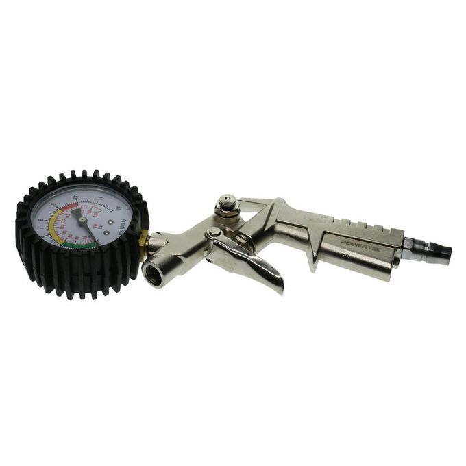 Car Motorcycle Tyre Tire Air Pressure Gauge Dial Meter Compressor