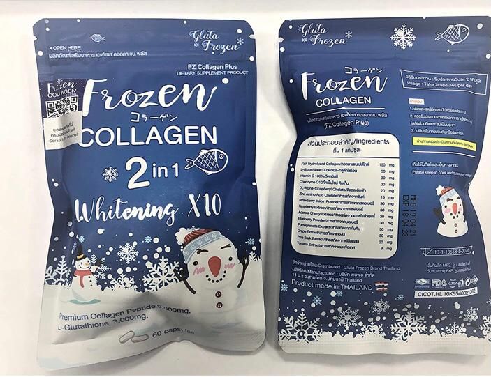 Frozen Collagen 2 In 1 Whitening X10