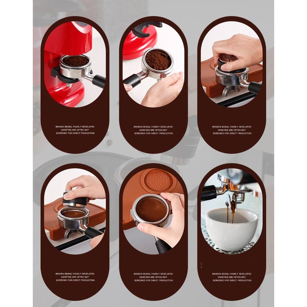 Dual Sided Coffee Tamper 3 Angled Slopes and Flat Base
