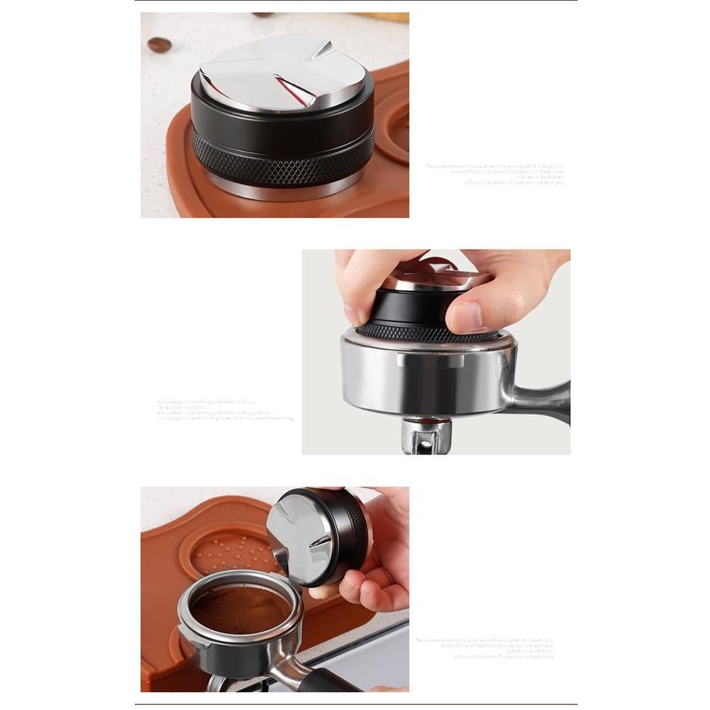 Dual Sided Coffee Tamper 3 Angled Slopes and Flat Base