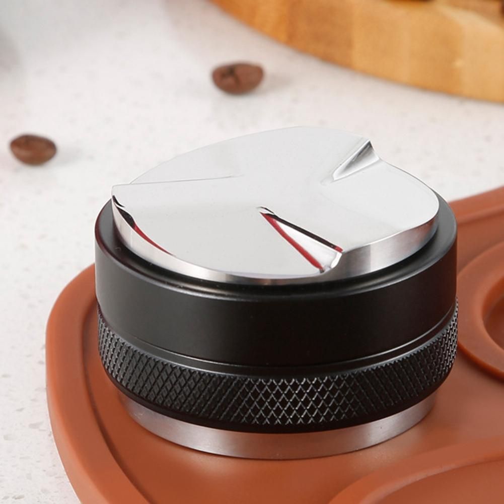 Dual Sided Coffee Tamper 3 Angled Slopes and Flat Base