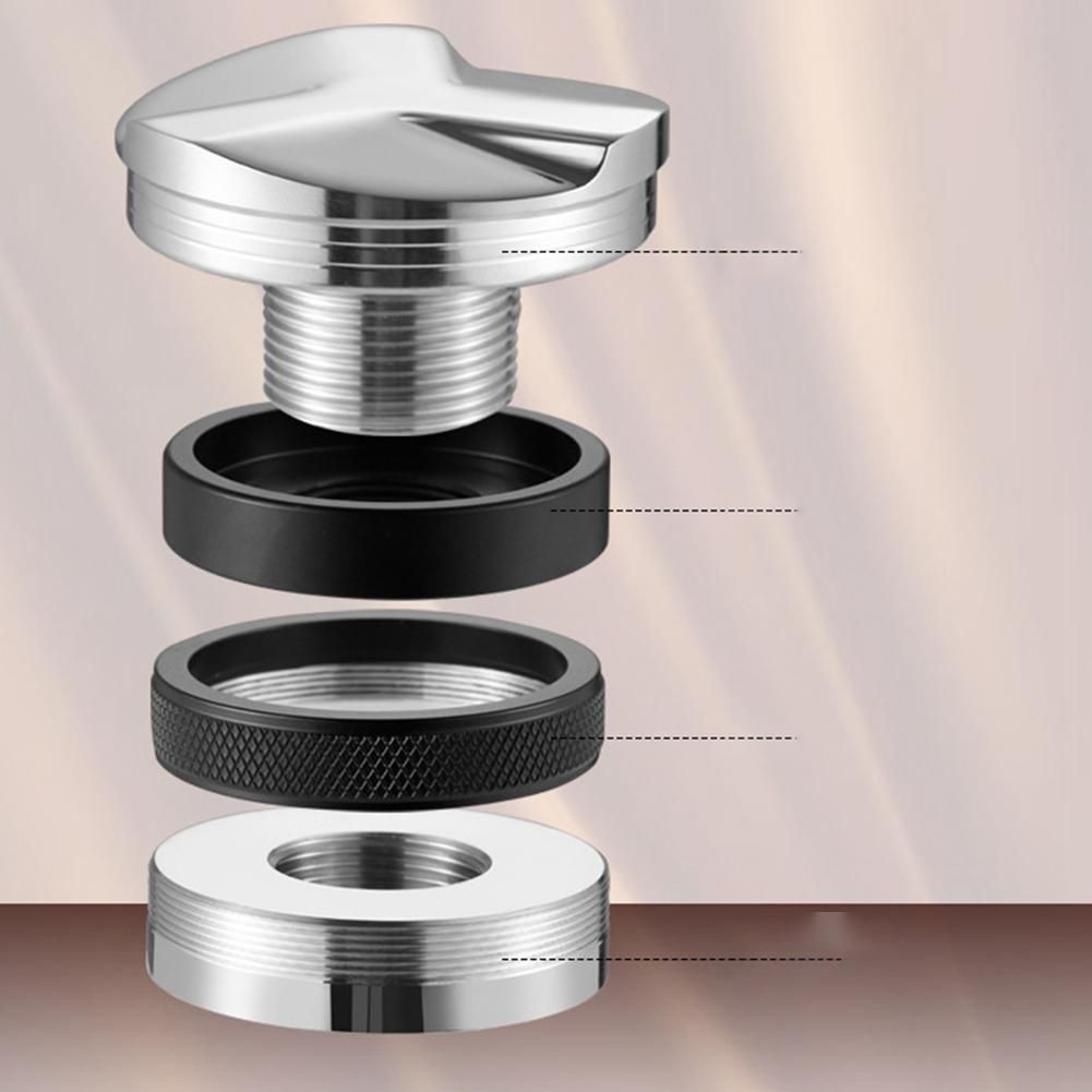 Dual Sided Coffee Tamper 3 Angled Slopes and Flat Base