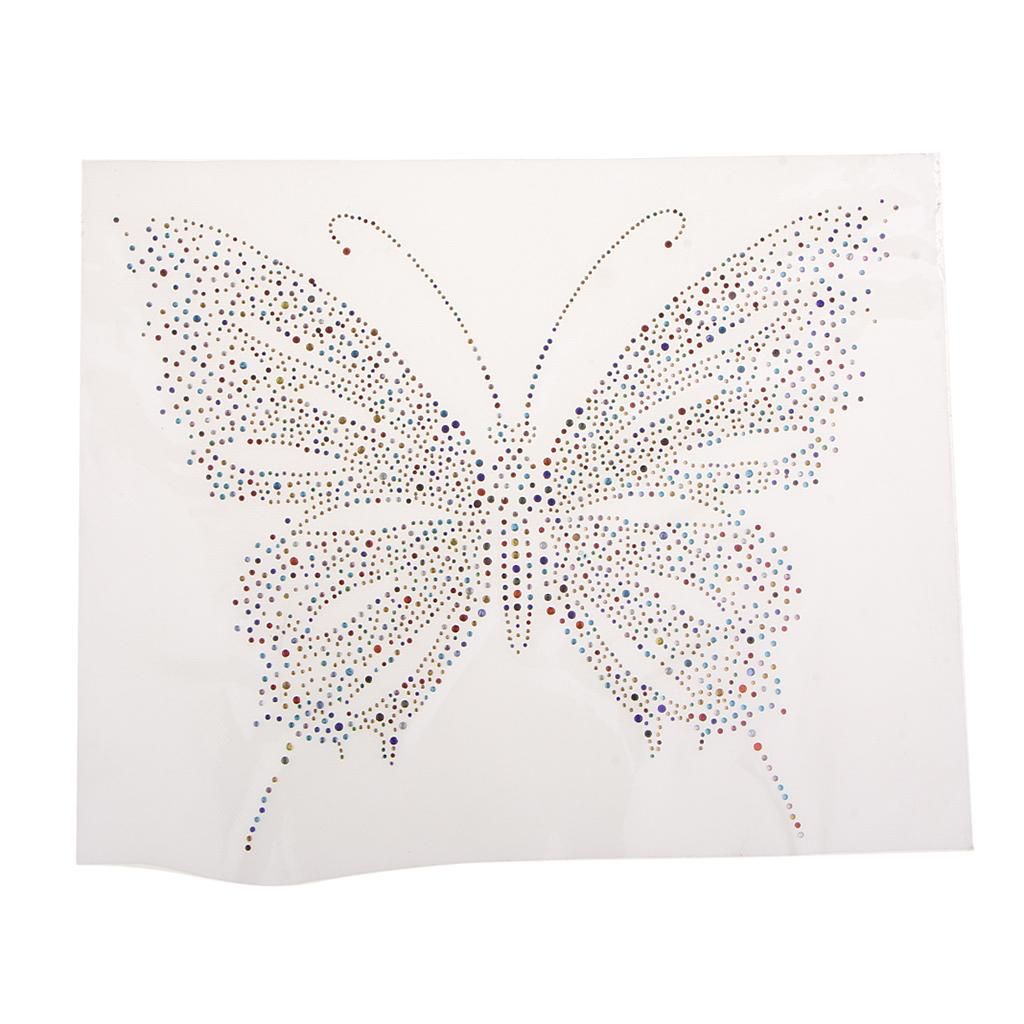 Glitter Rhinestone  On Transfer Hot Fix T-shirt Colorful Style 2