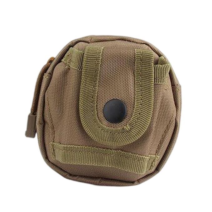 Outdoor Game Slingshot Bag Hunting Steel Balls Waist Package Khaki