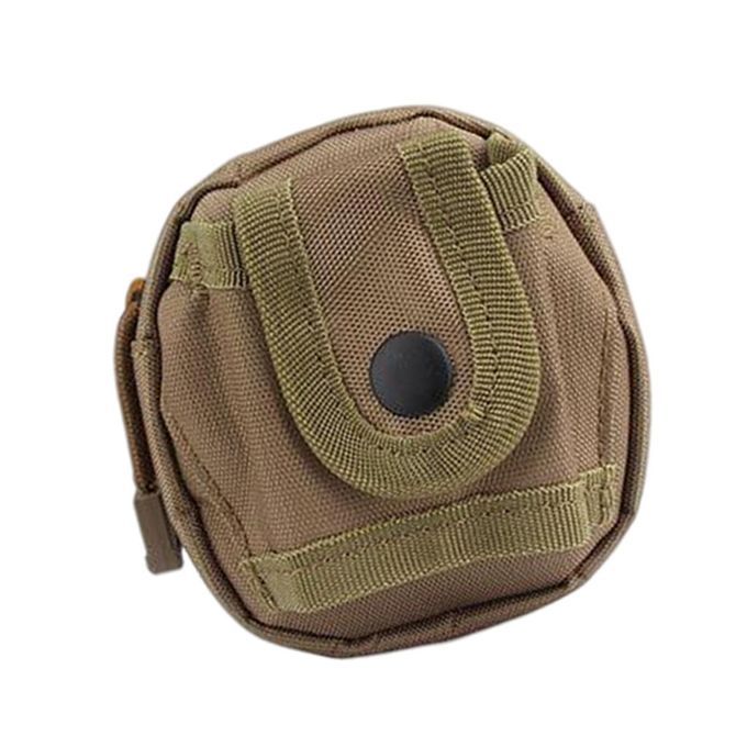 Outdoor Game Slingshot Bag Hunting Steel Balls Waist Package Khaki
