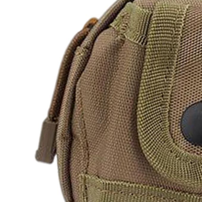 Outdoor Game Slingshot Bag Hunting Steel Balls Waist Package Khaki