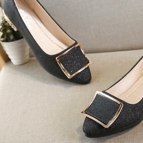 Women's Leather Shoes Are Soft And Fashionable Low-heeled Shoes