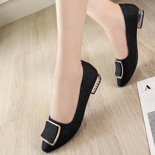 Women's Leather Shoes Are Soft And Fashionable Low-heeled Shoes