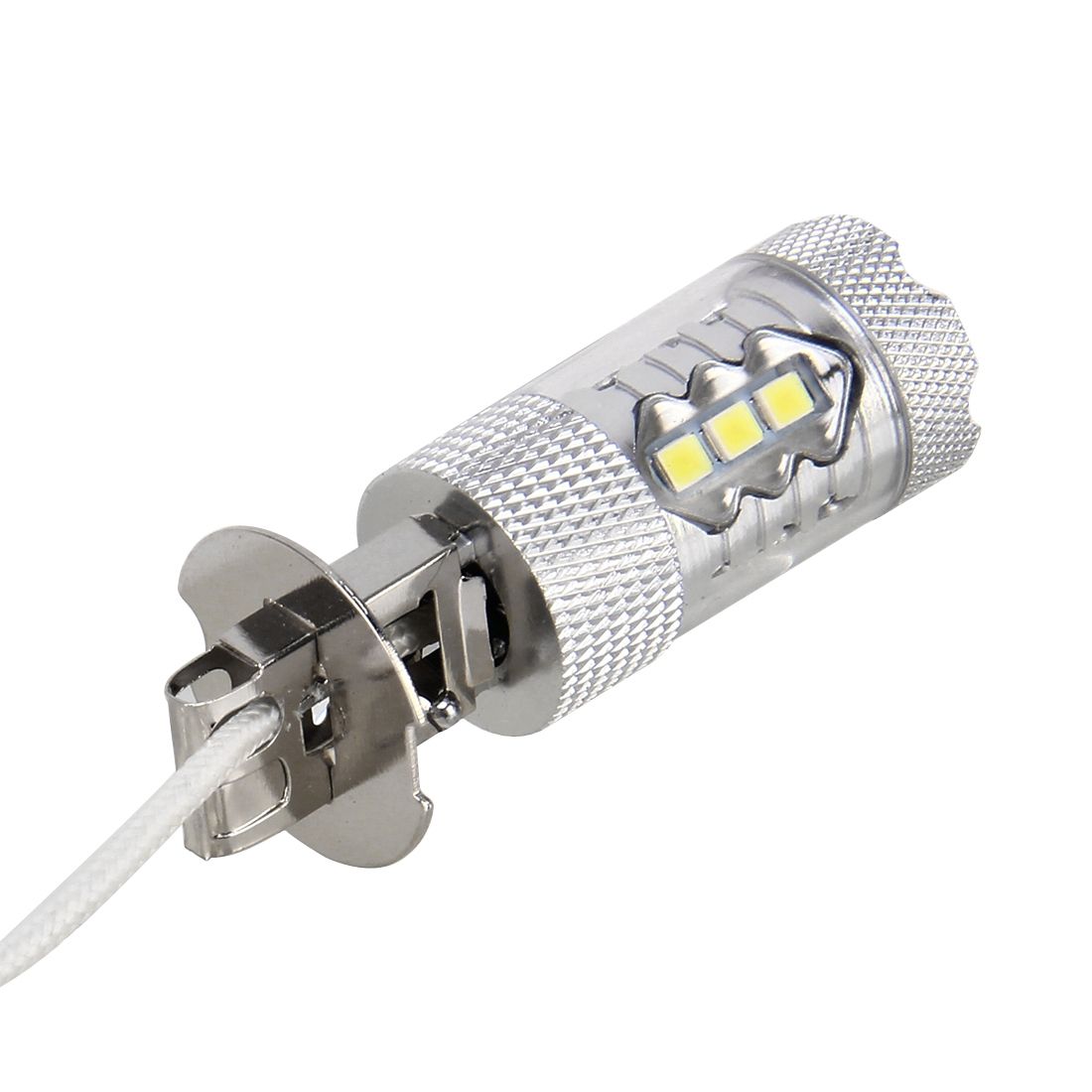 2 PCS H3 DC 12V 5W 250LM Auto Car Fog Lights With 16 SMD-2835 LED Bulbs (White Light)