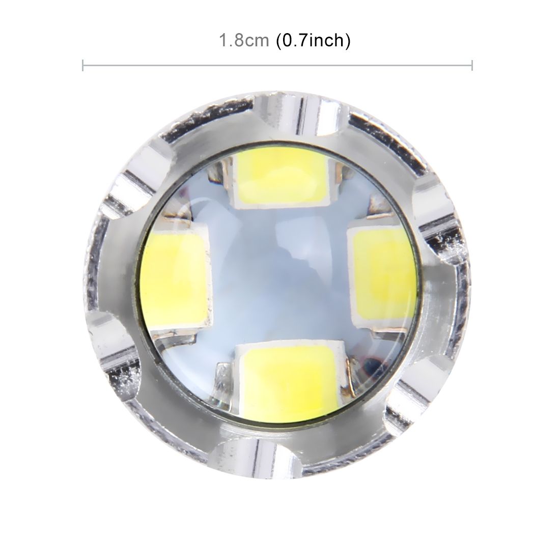 2 PCS H3 DC 12V 5W 250LM Auto Car Fog Lights With 16 SMD-2835 LED Bulbs (White Light)