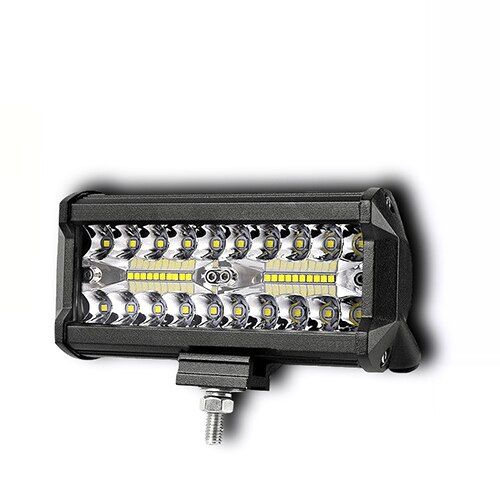 7 Inch 120W Combo Led Light Bars Spot Flood Beam 4x4 Spot