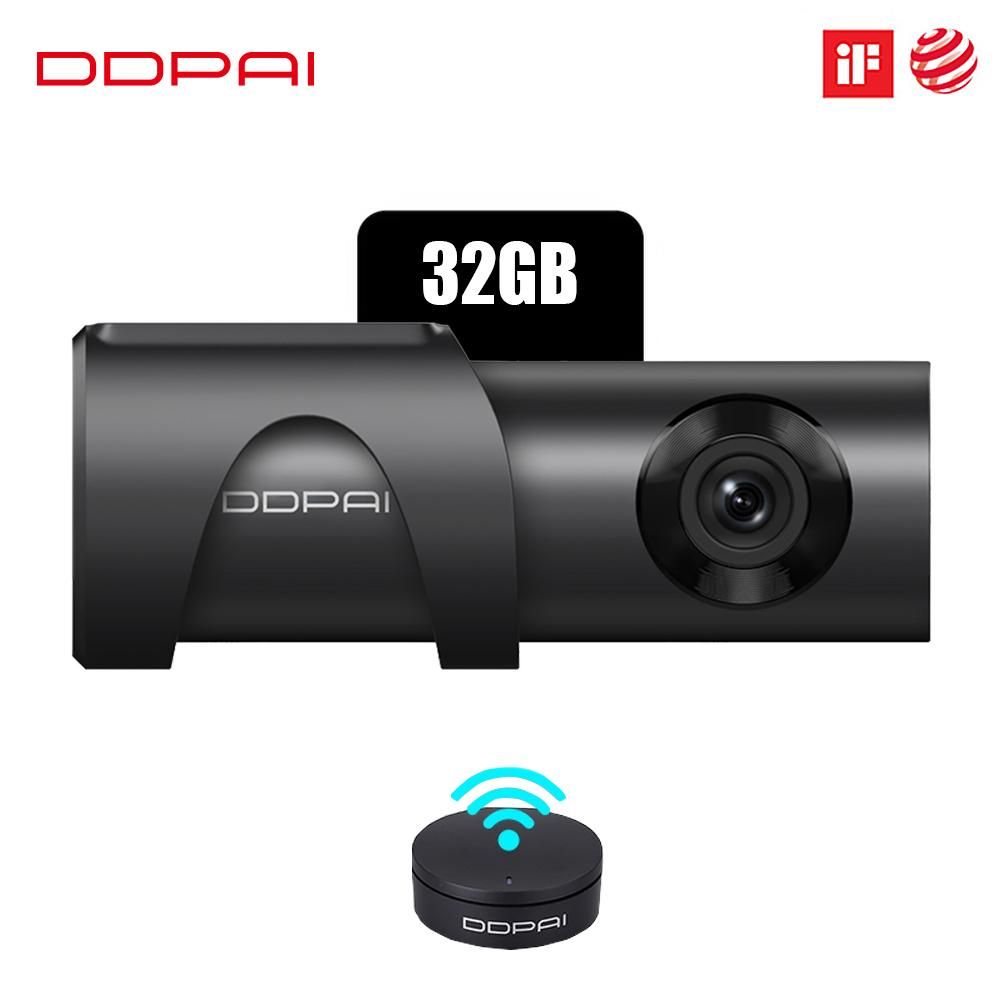 DDPai Mini3 Drive Recorder 1600P High  Definition 32G Motion Detection Night Vision Wide Angle Gifts for Vehicles