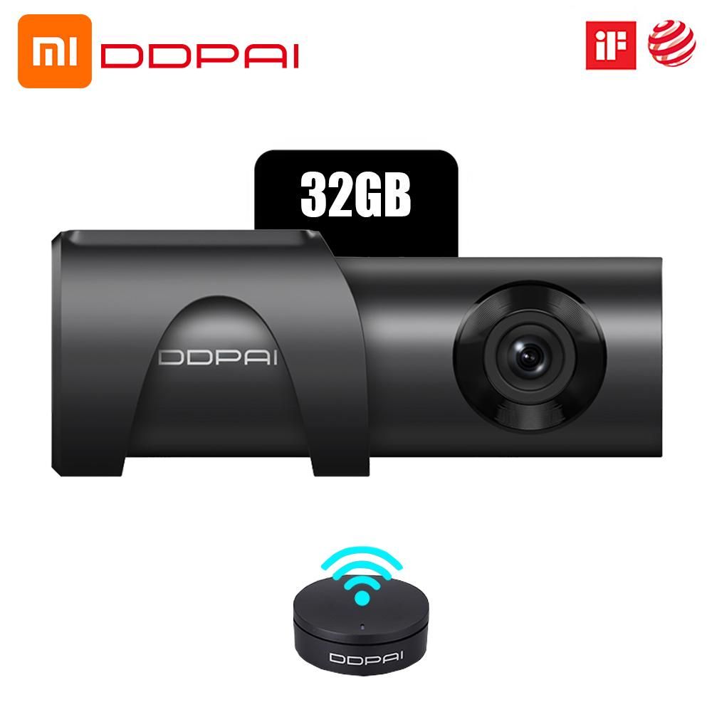 DDPai Mini3 Drive Recorder 1600P High  Definition 32G Motion Detection Night Vision Wide Angle Gifts for Vehicles