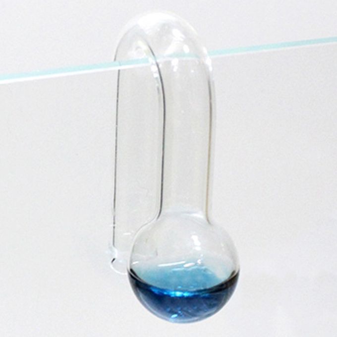 2x Aquarium Crystal Glass CO2 Detector CO2 Concentration Indicator