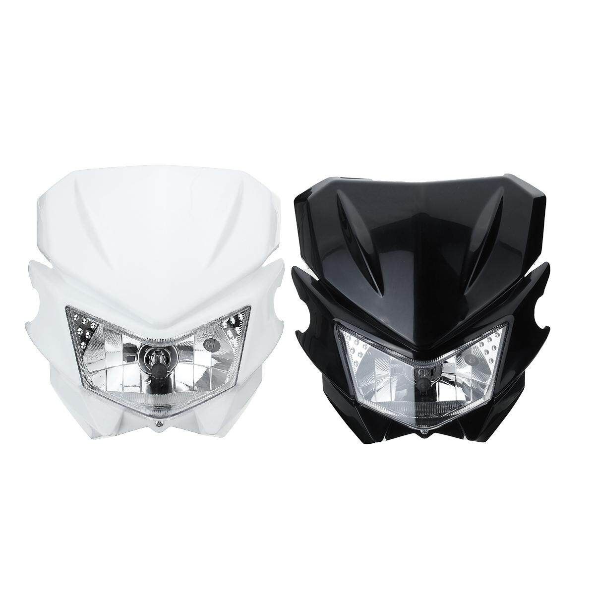 Universal Motorcycle H4 Head Light Dual Sport For YAMAHA Street Fighter Dirtbike Green (green)
