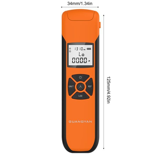 Mini Opti Al Power Meter F /S /ST USB Fiber Opti  Power Meter With FlashLight--70 To 10dBm-34*17*125mm
