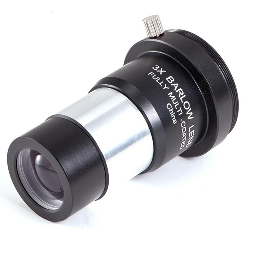 1.25 Inch 3X Barlow Lens Fully Multi-Coated Metal Body with