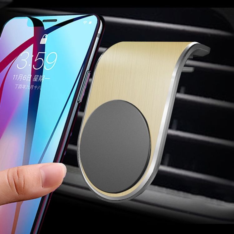Car Metal Magnetic Air Outlet Mobile Phone Holder Bracket