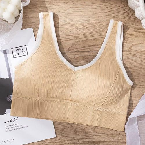 No Underwire Wrapped Chest Sexy Inside Sports Vest Women