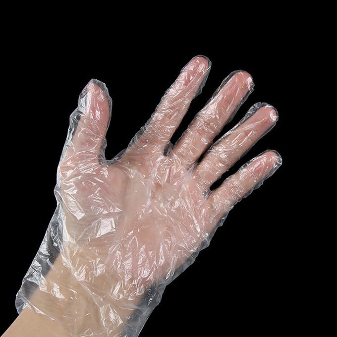 30PCS Disposable Gloves Transparent PE Cooking Cleaning-