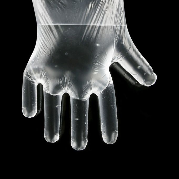 30PCS Disposable Gloves Transparent PE Cooking Cleaning-