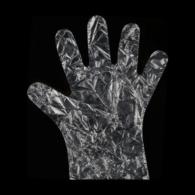 30PCS Disposable Gloves Transparent PE Cooking Cleaning-