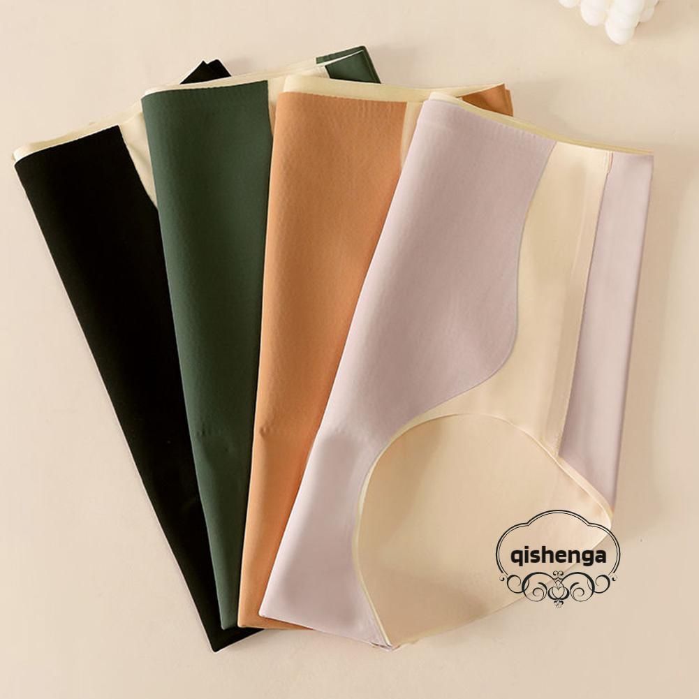 Simple Women's Ice Silk Panties Slimming Non-traces