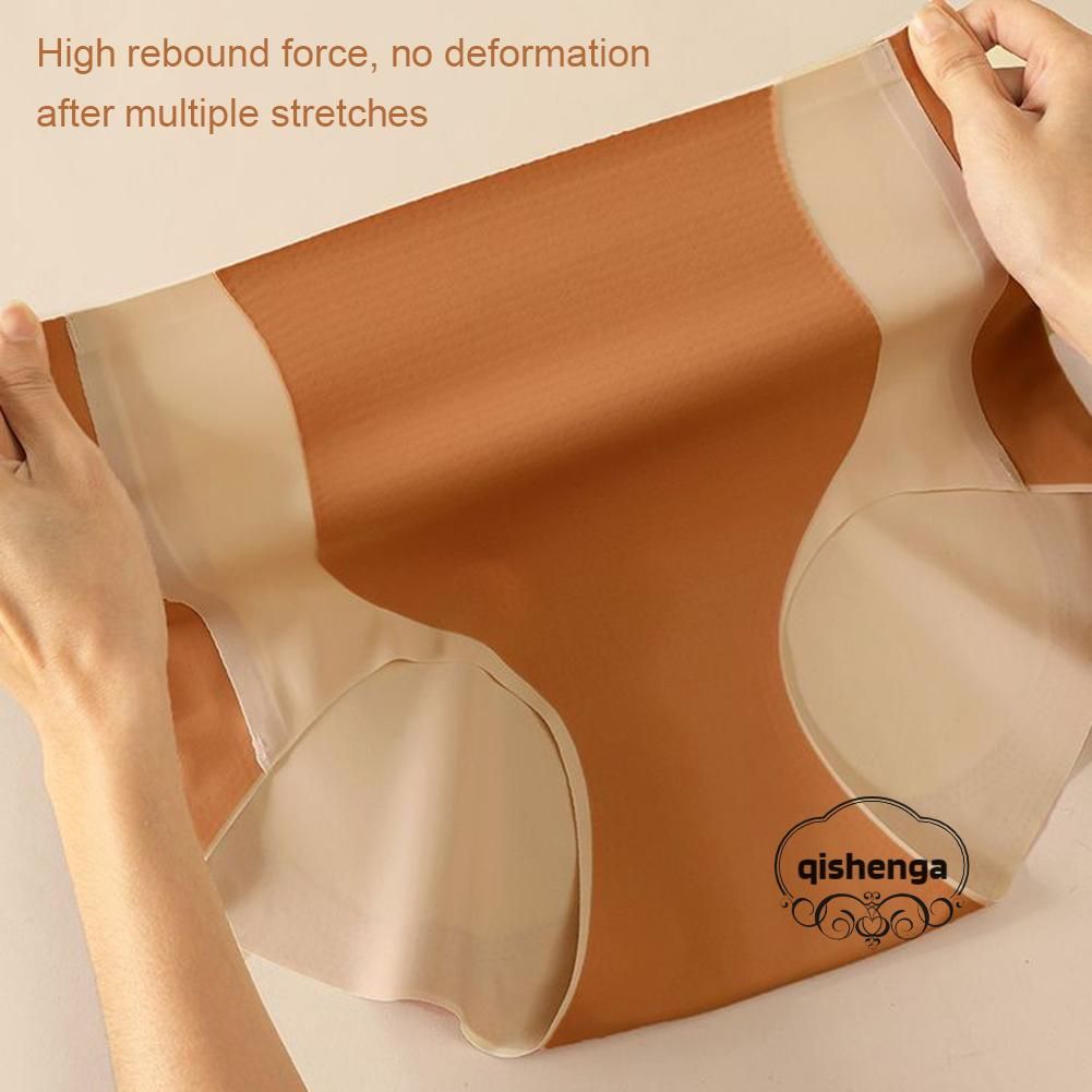 Simple Women's Ice Silk Panties Slimming Non-traces