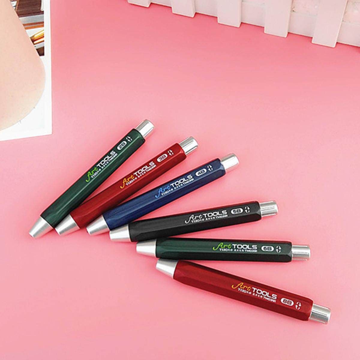 Long 2B 3B,4B,5B,6B,8B 5.6mm Mechanical Sketching Pencil 6PCS Art Drawing Pen