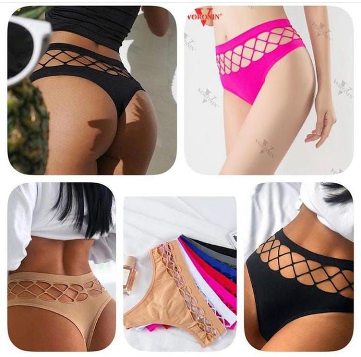 6pcs Ladies Sexy High Waist Hipster Panties