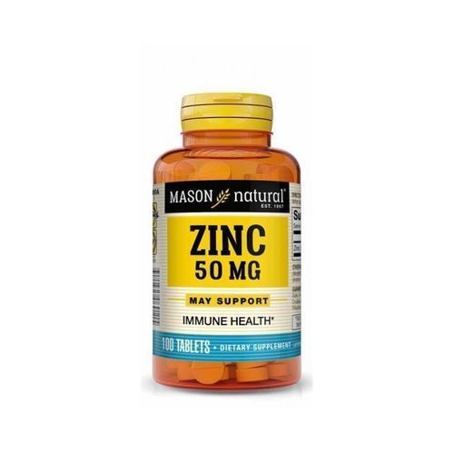 Zinc 50mg Mason 100 Tablets For Prostate And Immune Health