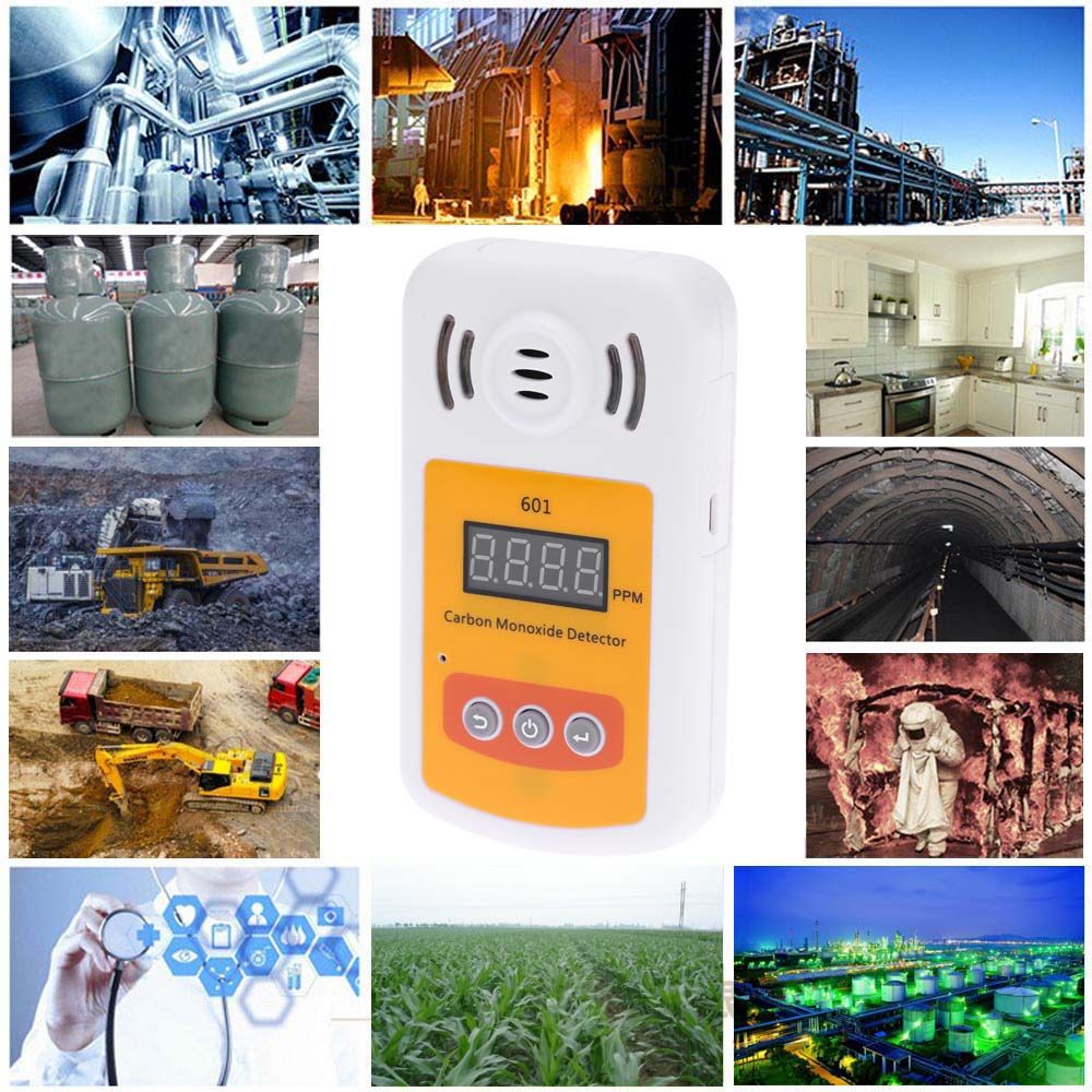 Portable Mini Carbon Monoxide Detector CO Gas Meter With