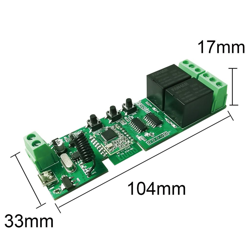 WiFi Relay Module 2  Tuya Remote Control