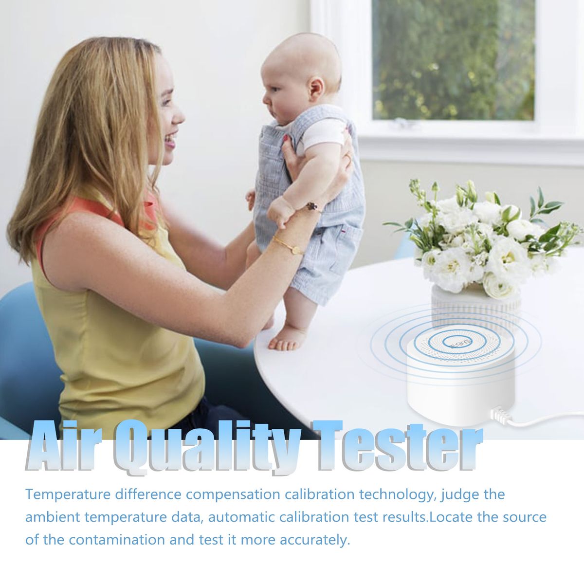 Carbon Dioxide CO2 Detector Air Quality Tester Formaldehyde